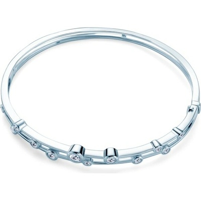 SAVICKI Náramok biele zlato bangle s diamantmi 0.76 ct - SAVG04035 WZ