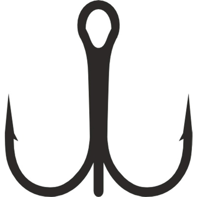 Mistrall trojháček černý vel.3 10 ks