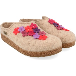 Haflinger Дамски пантофи Haflinger Women's Grizzly Flores Slippers - Beige Melange - размер 41 (EU) (126-0667-0116)