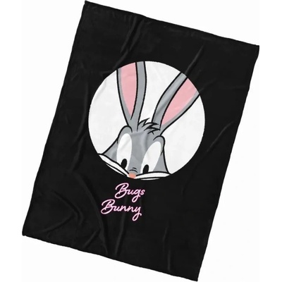 Looney Tunes Mikroplyšová deka Bugs Bunny Black Art