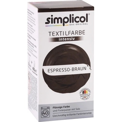 SIMPLICOL farba na textil Espresso hnedá 150 ml + 400 g