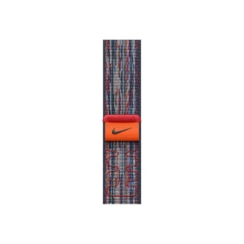 Apple Watch 46mm Nike Sport Loop: Blue/Red Nike Sport Loop (mxu43zm/a)