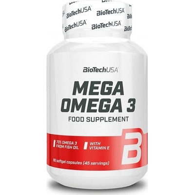 BioTech USA Mega Omega 3 180 kapsúl
