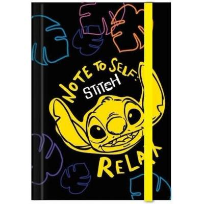 Stitch desky na sešity A4 vzor 2 black