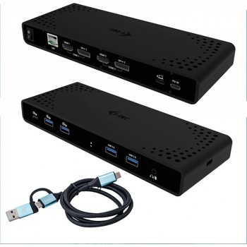 i-Tec Universal Dual 4K Display Docking Station + Power Delivery 85W CADUA4KDOCKPDB