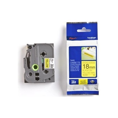 páska BROTHER TZS641 čierne písmo, žltá páska extra lepivá ADHESIVE Tape (18mm) TZES641