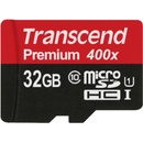 Paměťové karty Transcend microSDHC 32 GB UHS-I TS32GUSDCU1
