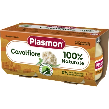 Plasmon Пюре от карфиол 6+м 2х80г
