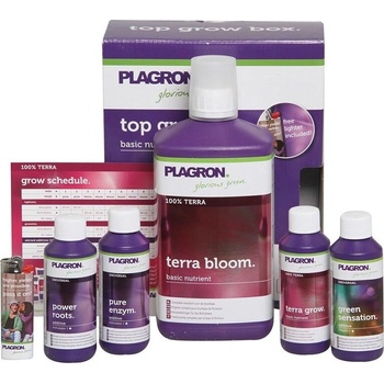 Plagron Top Grow Box 100% TERRA - пълен комплект торове и добавки, за почва (4043)