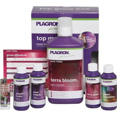 Plagron Top Grow Box 100% TERRA - пълен комплект торове и добавки, за почва (4043)