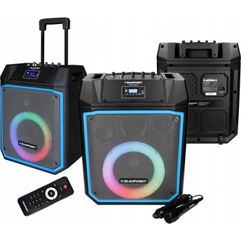 Cassa Bluetooth Blaupunkt MB08.2, 600W, Wireless, Colore Blu/nero, 1 Via