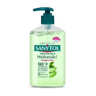 Sanytol dezinfekční hydratující mýdlo zelený čaj & aloe vera 250 ml