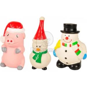 Flamingo коледна играчка за кучета - фигурки от латекс 1 бр