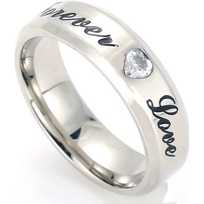 iŠperky Oceľová obrúčka forever love ID 315752