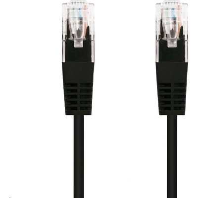 C-Tech CB-PP5-2BK patch, Cat5e, UTP, 2m, černý
