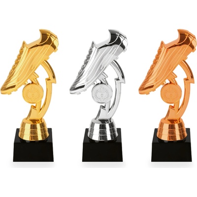 Trofej s kopačkou výška 16,5 cm zlatá