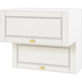 ИРИМ Горен кухненски шкаф Сити БФ-Бяло мат-09-107 80 см