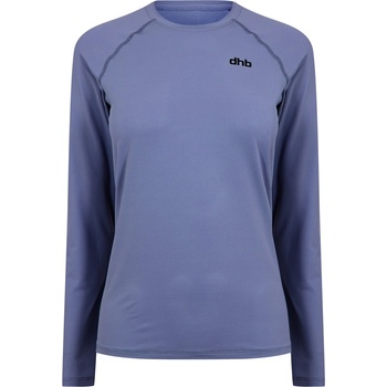 Image 1 of Dhb Фланелка с дълъг ръкав Dhb Aeron Women's Long Sleeve Top 2.0 - Vintage Indigo