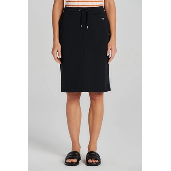 Gant Rel Midi Shield Skirt čierna