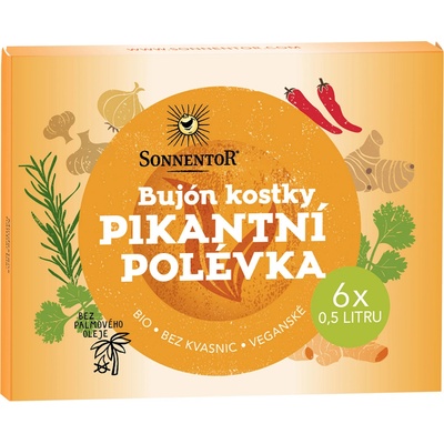 Sonnentor Bio Pikantní polévka bujón kostky 60 g – Zbozi.Blesk.cz