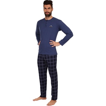 Cornette 113/220 Utah pánské pyžamo dlouhé modré