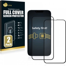 Savvies 2x tvrzené sklo Xtreme Glass 3D Full Cover pro iPhone 14 Plus černé 990343