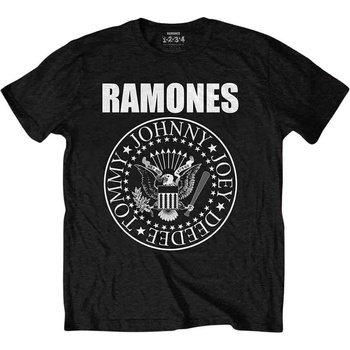 Ramones Риза Presidential Seal Unisex Black L (RATS01MB03)