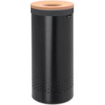 Brabantia Кош за пране 35л, с корков капак, черен, Brabantia (BRAB120008)