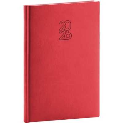 Notique A5 Týdenní 2026 Aprint červený – Zboží Dáma