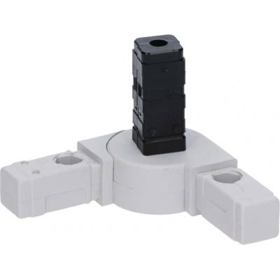 Plastová spojka - pohyblivý 180° rohový kus vhodný do profilu velikosti 20x20x1.5mm