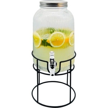 Adler Диспенсър за напитки Adler AD 6742, 4 л, Натриево-калциево стъкло, Стойка, Прозрачен