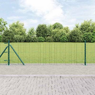 OMAXI Evropský plot s betonovou základnou 50 x 0,4 m Zelená Síťovina 242204