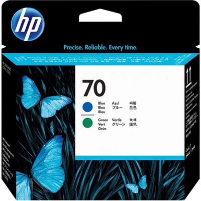 HP 70 Blueя и зелена печатаща глава (C9408A)