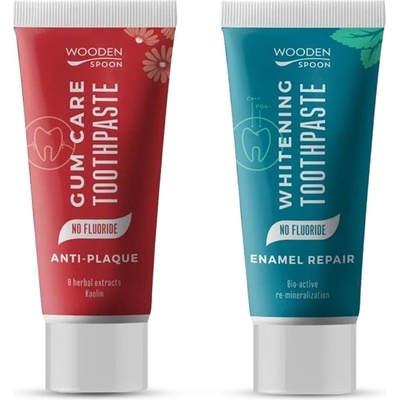 Wooden Spoon Комплект - Паста за зъби, 2 x 75 ml