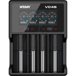 XTAR Зарядно у-во XTAR VC4SL, 4 гнезда, LCD дисплей, USB, LiIon & NIMH, 18650, CR123, AA, AAA Зарядно за батерии