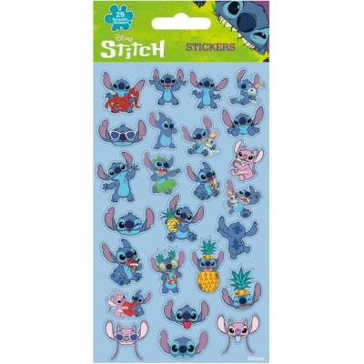 samolepky Lilo a Stitch modré 25 ks