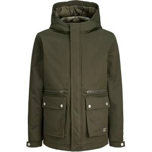 Jack & jones kids Детски анорак Jack & jones kids Wolf parka - Green (Rosin)