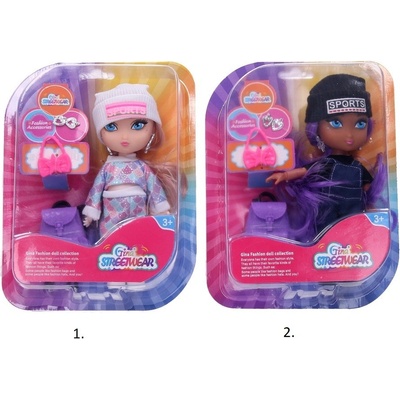 WIKY Bábika s batohom 16cm - 1