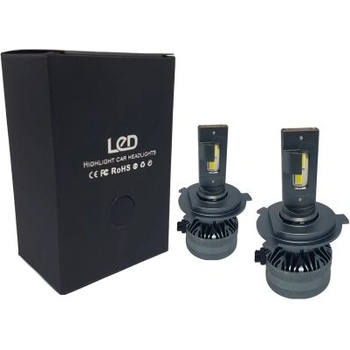 Image 1 of Лед крушки - Led система H4 модел A60 за фарове - 155 000 Лукса 55W - Canbus 6000K - 1500% повече светлина