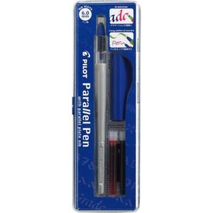 Pilot Калиграфска писалка Parallel Pen 6, 0 мм комплект черен (FP3-60-SS)