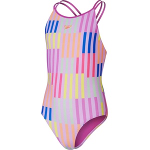 Speedo Цял бански girls printed twinstrap (8-00313617408)