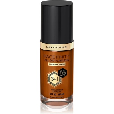Max Factor Facefinity All Day Flawless dlhotrvajúci make-up SPF20 N102 Chocolate 30 ml