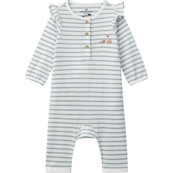 Sergent Major Бебешки гащеризон Sergent Major - Зелени райета, за момиче, 24 м (26E5BF62GRE)