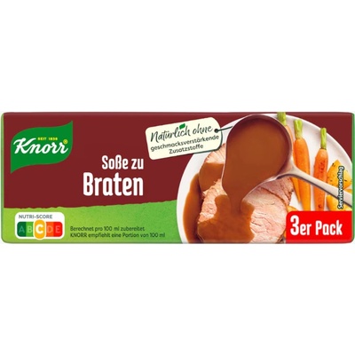 Knorr omáčka k pečenému masu 3 x 250 ml