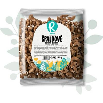 Ravita špaldové cestoviny celozrnné kolienka 250 g