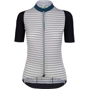 Q36.5 Дамски потник за колоездене Q36.5 Women's Jersey sleeveless L1 Pinstripe Cycling singlet - White - размер XS (156-1141-0311)