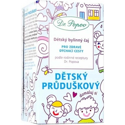 Dr. Popov Dětský průduškový dětský bylinný porcovaný 30 g
