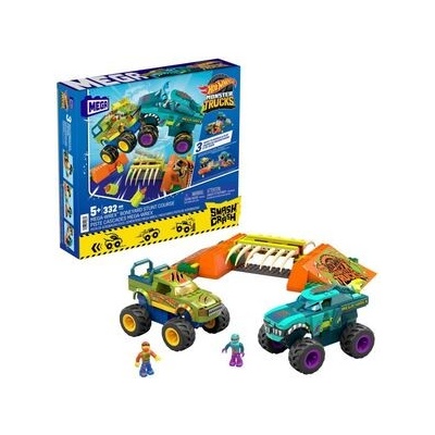 Mega Hot Wheels Monster Trucks Smash & Crash Mega-Wrex™ Boneyard Stunt Cou