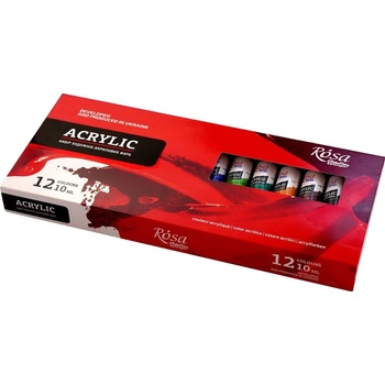 Rosa Studio Комплект акрилни бои 12x10ml (9074766)