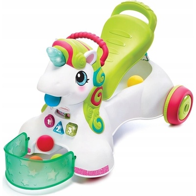 B KIDS Jazdec tlačný stroj 3v1 Jednorožec